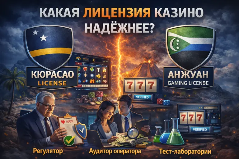 Какая лицензия казино надёжнее в 2026: Curaçao vs Anjouan — регулятор, аудит и тест-лаборатории