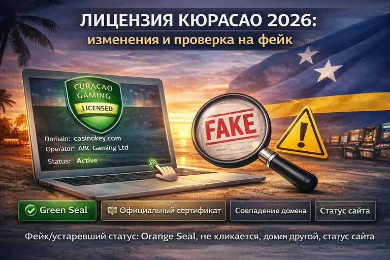 Проверить лицензию казино в 2026: Curaçao eGaming, Green Seal, сертификат и признаки фейка